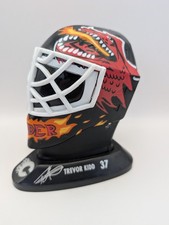 Trevor Kidd Mini Goalie Mask Helmet Calgary Flames 1996 Rare Free Post 