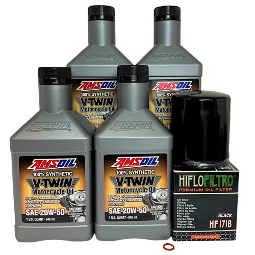 Twin oil change - v-twin, harley