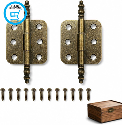 2pcs antique brass - 2pcs,
