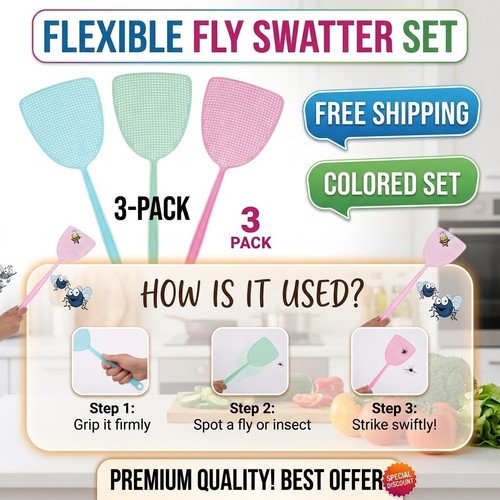 Pack fly swatter - pack, set