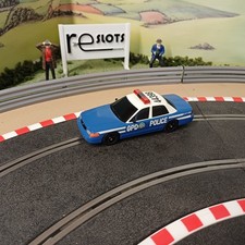 Scalextric C2636 Police Car GDP. Batman Gotham. 44398. Slot Car. Roof Lights.