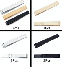 3 x Mens Skinny 4CM -  Black