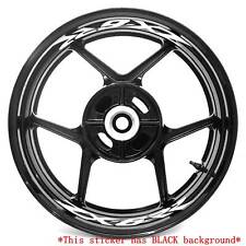 For Kawasaki ZX6RR Ninja 03 04 05 06 Racing 17'' Decal Wheel Rim Sticker White