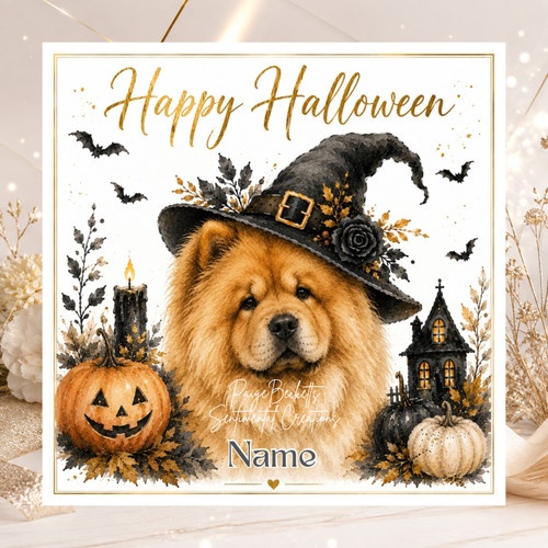 Personalised chow - chow, dog
