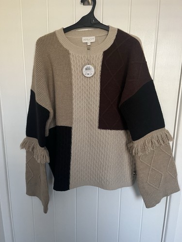 Mixed cable patchwork fringe - cable,