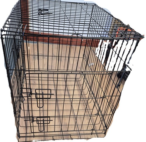 Pet cage folding metal dog - pet,
