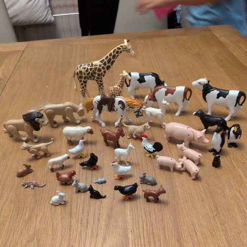 Large lot playmobil wild - lot,