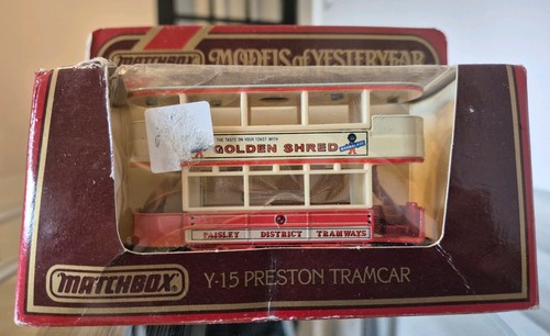 Matchbox preston tramcar - y-15,