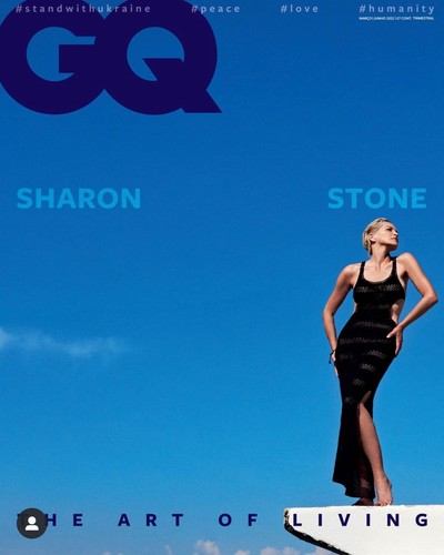 Sharon stone magazine - stone, gq