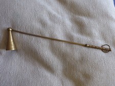 ANTIQUE BRASS CANDLE SNUFFER (