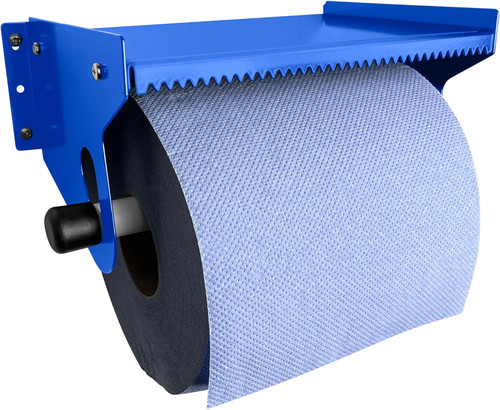 Blue roll holder and paper - holder,