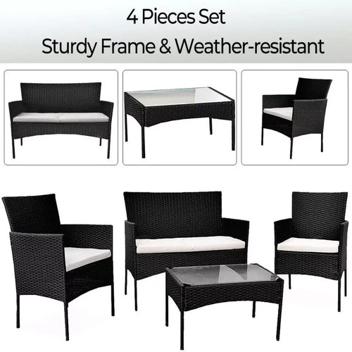 Rattan garden furniture - garden,