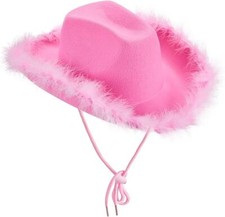 Cowgirl Hat with Fluffy