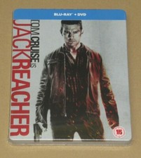 Jack Reacher UK Zavvi Exclusive Blu Ray Steelbook Sealed Limited OOP Rare