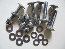 Stainless Fixings for Cast Iron Garden Bench: Replacement Coach Bolts & Screws