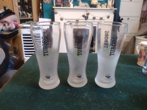 Tuborg pint glasses - tuborg,