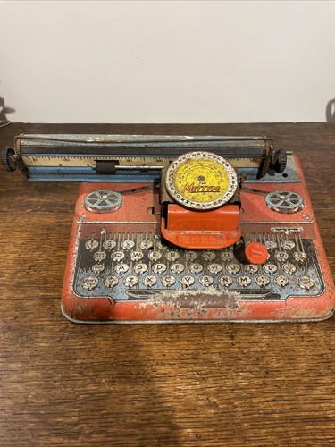 Mettype tin plate typewriter - mettype,