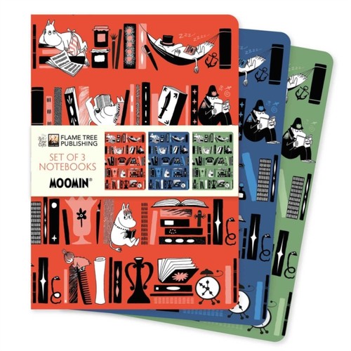 Moomin bookshelves set 3 - moomin,