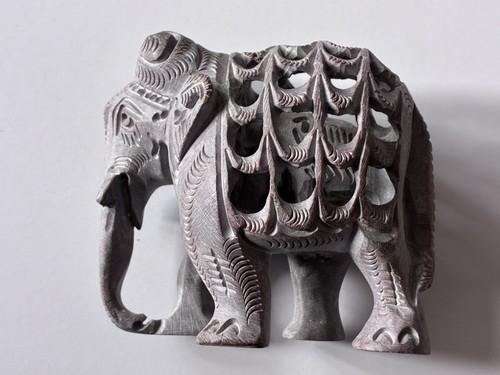 Vintage carved soapstone - vintage,