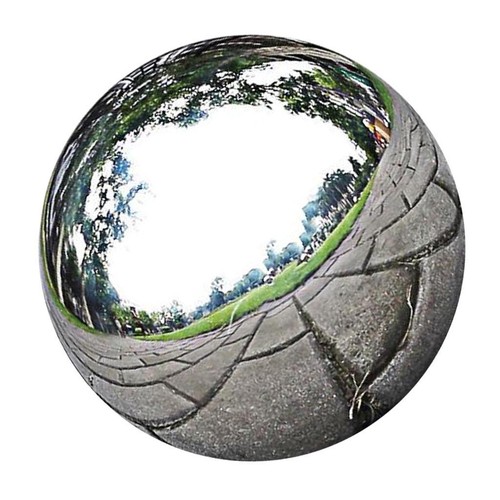 Stainless steel sphere - steel, garden