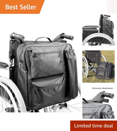 Smart storage wheelchair bag - storage,