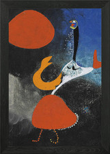 Miro Abstract Painting Framed