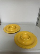 Waechtersbach ~ Fun Factory Egg Cup X 2 Yellow ~ Made in Germany