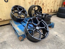 Set of 4 - RSS 6 style 18 Inch Alloy Wheels 5x112 Fit Most VW, SEAT, SKODA, GOLF