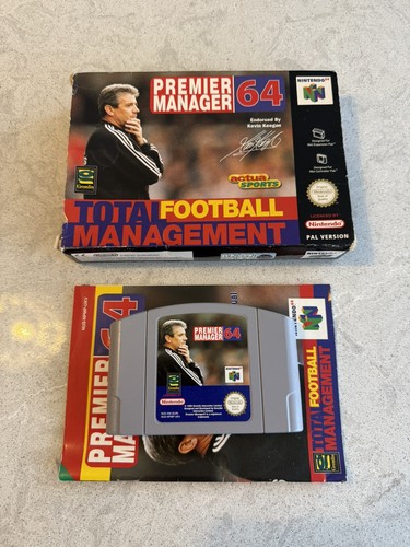 N64 premier manager boxed - premier, 64