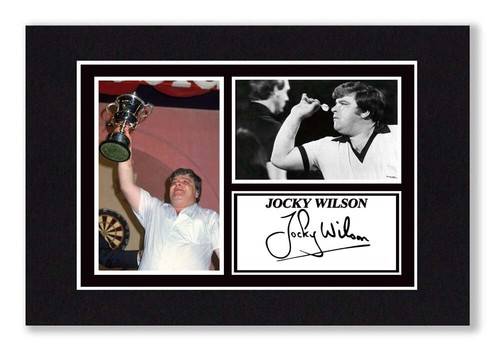 Mount jocky wilson signed - wilson,