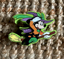Disney Parks Minnie Mouse Witch on Broom Halloween Foam Car Aerial Topper