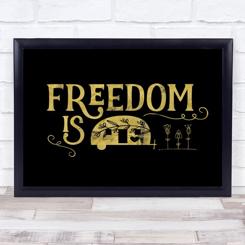 Freedom caravan gold black - freedom,