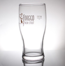 Forged Irish Stout Pint Beer Glass VGC