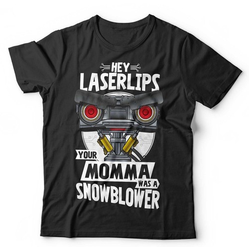Hey laser lips tshirt - unisex, &