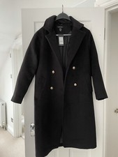 New Look Giselle Black Boyfriend Coat