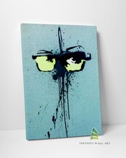 BANKSY Glasses Graffiti Canvas