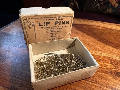 Vintage box solid brass - brass, lip