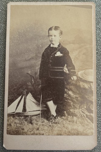 Victorian boy toy yacht - &,