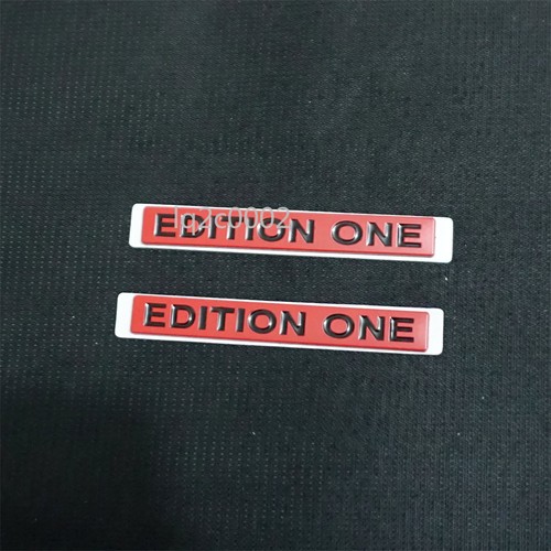 Matte red edition one - one, black
