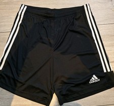 Mens New Adidas Shorts Size Medium Black and White