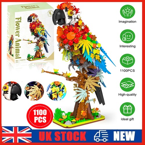 1100pcs parrot building - 1100pcs, blocks