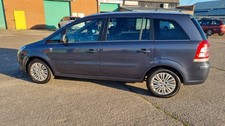 VAUXHALL ZAFIRA EXCITE 1.6 BLUE 5DR 2012 , 7 SEATER , 12 MONTHS MOT