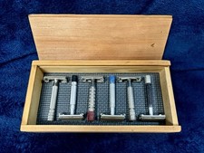 Vintage Gillette Super-Speed Collection (6) - Complete Evolution w/Display Box!