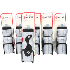 Drinks Bottle JobLot Sports Cap Easy Fill Wide Top 650/700ml With Bottle Cages