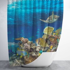 Extra Long Fabric Bathroom