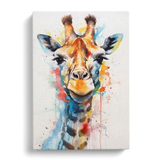 Giraffe Gestural No.2 Canvas