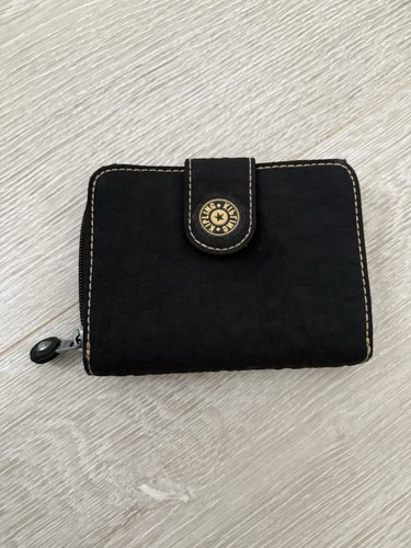 Kipling black zip wallet purse - kipling,