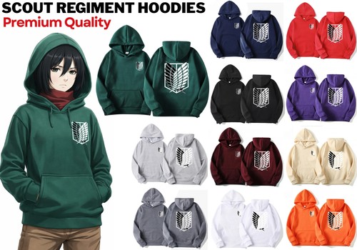 Scout regiment hoodie aot - scout,