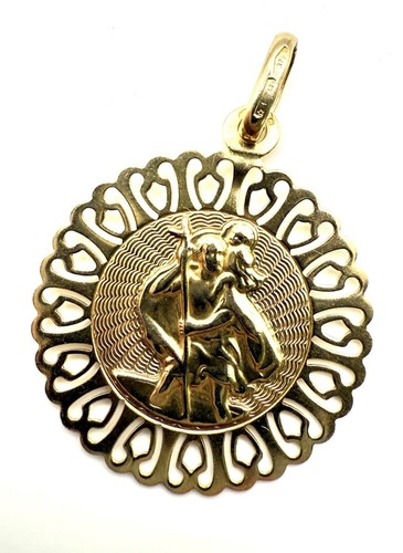 9ct gold saint christopher - 9ct,