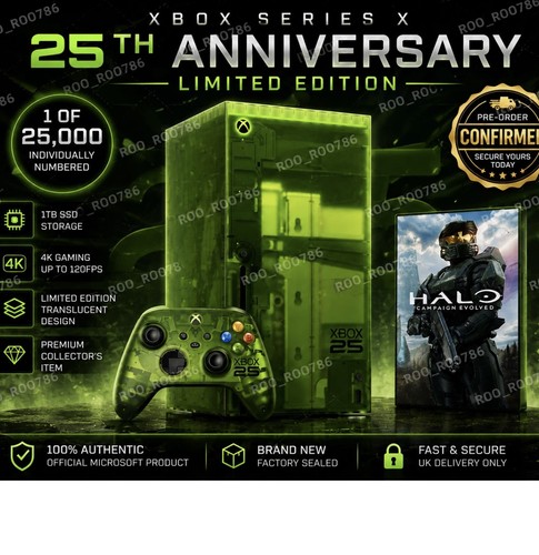 Xbox series x25 limited - series,